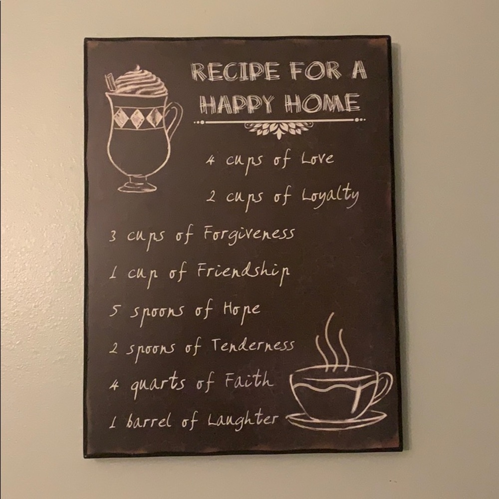 Recipe for a happy home ❤️ 🏠